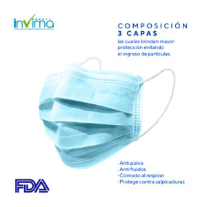 Tapabocas 3 Capas | Uso Médico - Imagen 2