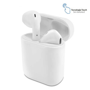 Audífonos Bluetooth Air i12 Acabado Sólido - Imagen 3