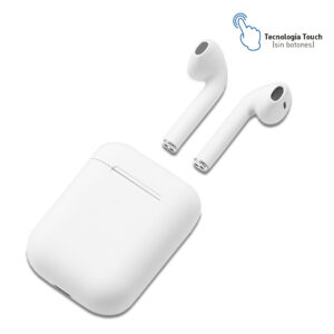Audífonos Bluetooth Air i12 Acabado Sólido - Imagen 2